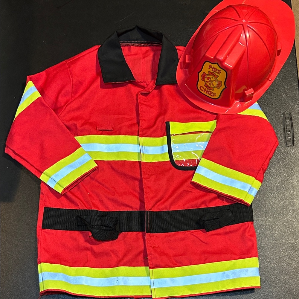 Melissa & Doug Red Fire Chief Costume